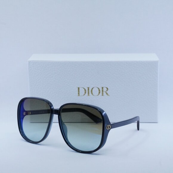 Final Price! Dior DDOLL S1U 30C6 Translucent Blue Sunglasses - Picture 1 of 11